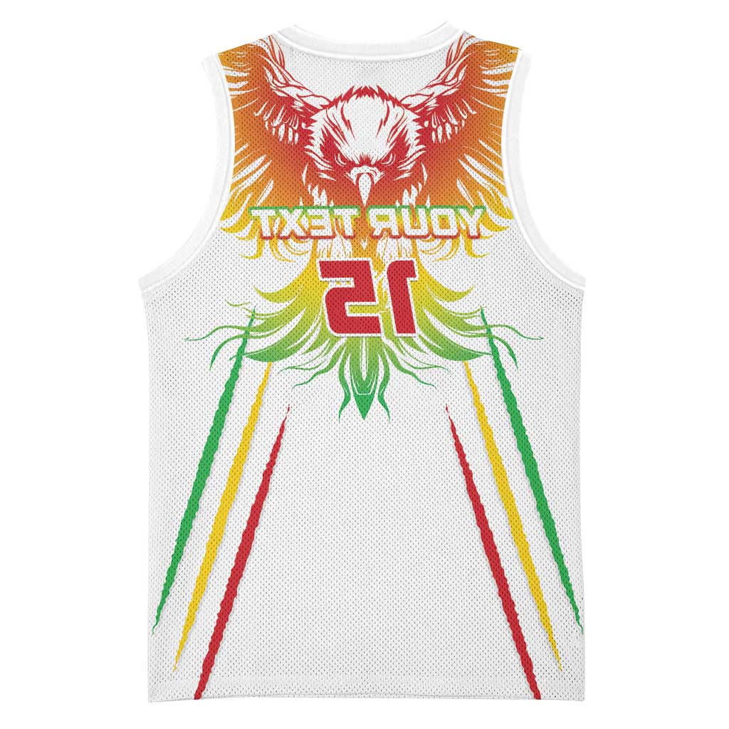 Mali Football Custom Basketball Jersey Go Eagles - White Color - African Pride