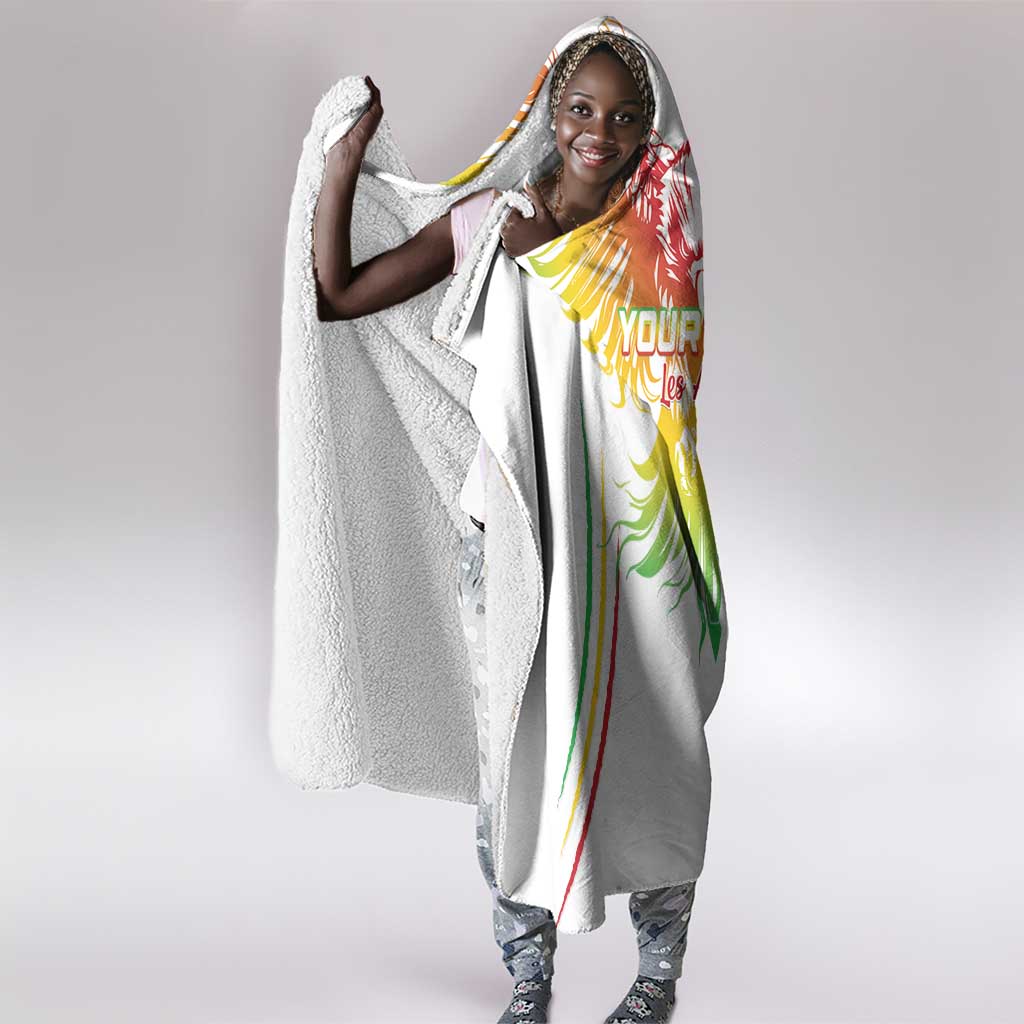 Mali Football Custom Hooded Blanket Go Eagles - White Color