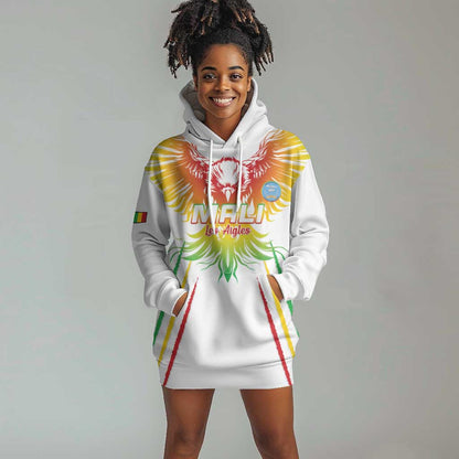 Mali Football Custom Hoodie Dress Go Eagles - White Color