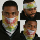 Mali Football Neck Gaiter Go Eagles - White Color - African Pride
