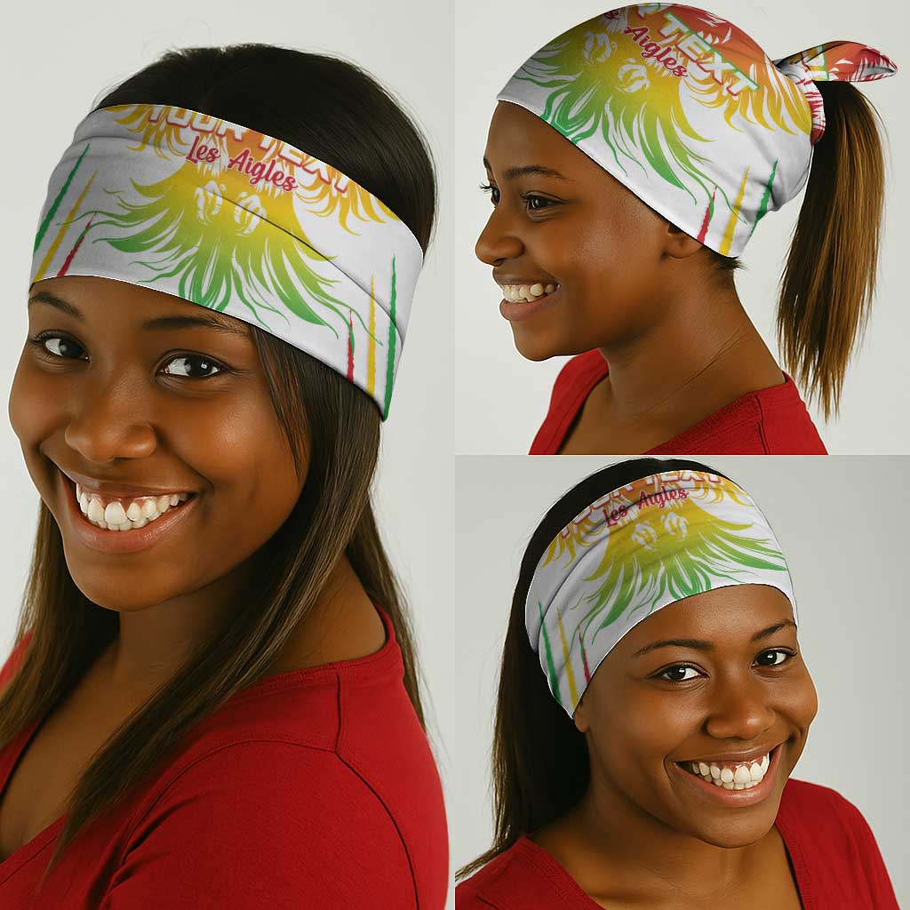 Mali Football Neck Gaiter Go Eagles - White Color - African Pride
