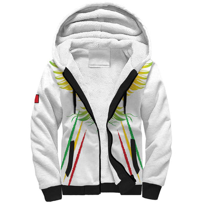 Mali Football Custom Sherpa Hoodie Go Eagles - White Color
