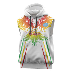 Mali Football Custom Sleeveless Hoodie Go Eagles - White Color - African Pride