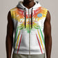 Mali Football Custom Sleeveless Zip Hoodie Go Eagles - White Color - African Pride