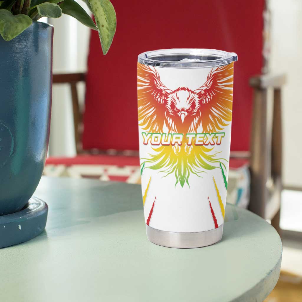 Mali Football Custom Tumbler Cup Go Eagles - White Color
