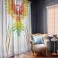 Mali Football Custom Window Curtain Go Eagles - White Color