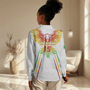 Mali Football Custom Women Casual Shirt Go Eagles - White Color LT15