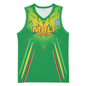 Mali Football Custom Basketball Jersey Go Eagles - Green Color - African Pride