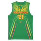 Mali Football Custom Basketball Jersey Go Eagles - Green Color - African Pride