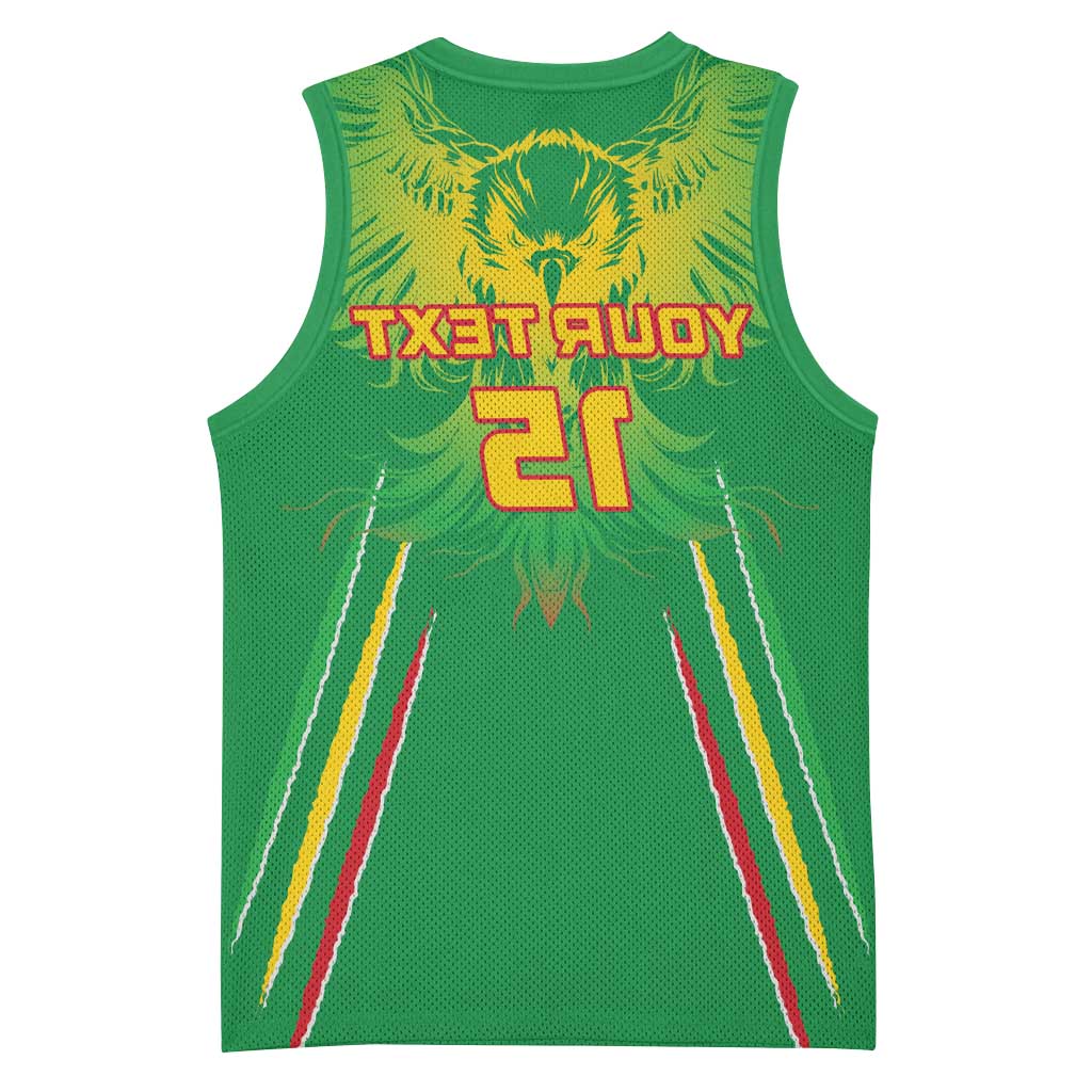 Mali Football Custom Basketball Jersey Go Eagles - Green Color - African Pride