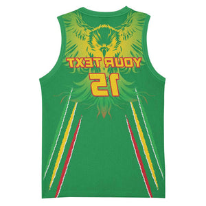 Mali Football Custom Basketball Jersey Go Eagles - Green Color - African Pride