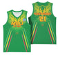 Mali Football Custom Basketball Jersey Go Eagles - Green Color - African Pride