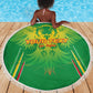 Mali Football Custom Beach Blanket Go Eagles - Green Color