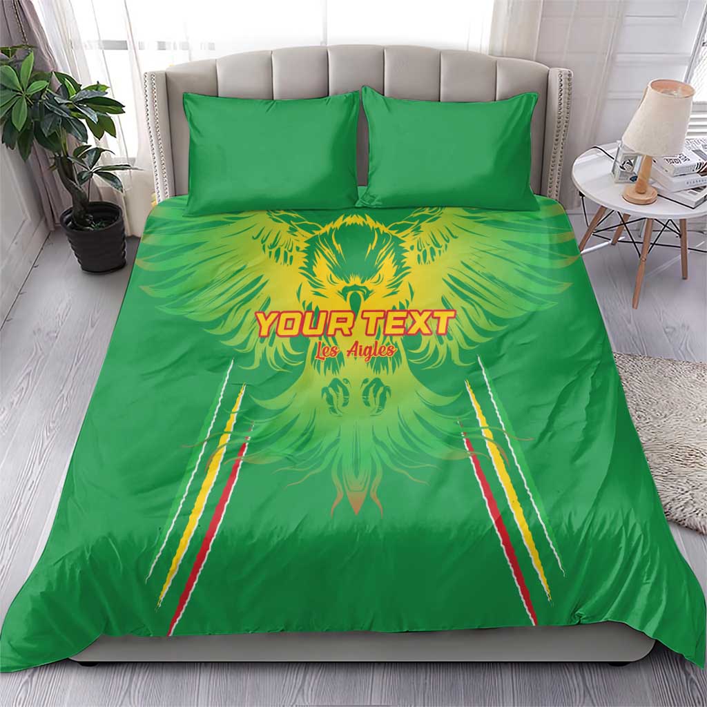 Mali Football Custom Bedding Set Go Eagles - Green Color