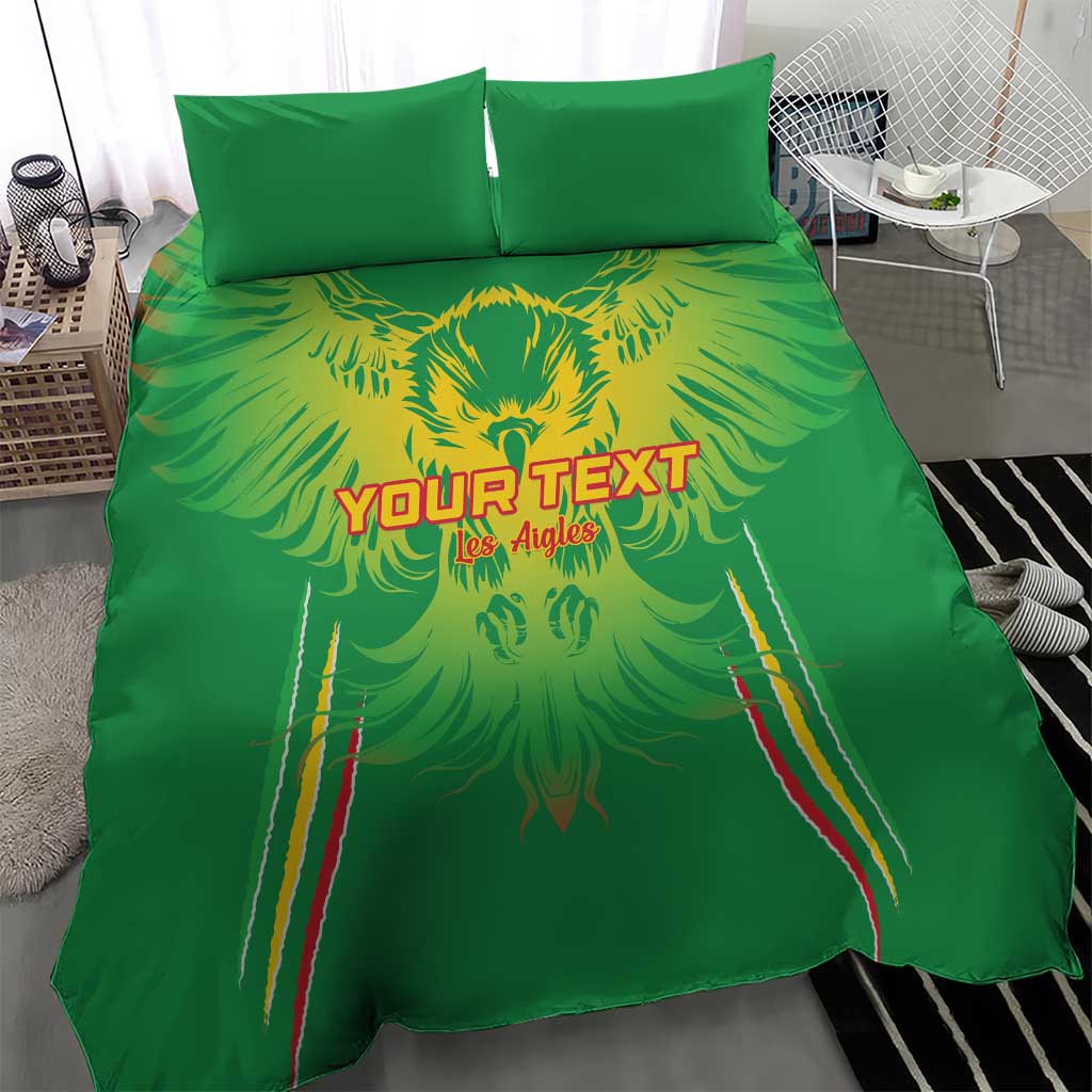 Mali Football Custom Bedding Set Go Eagles - Green Color