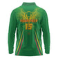 Mali Football Custom Long Sleeve Polo Shirt Go Eagles - Green Color