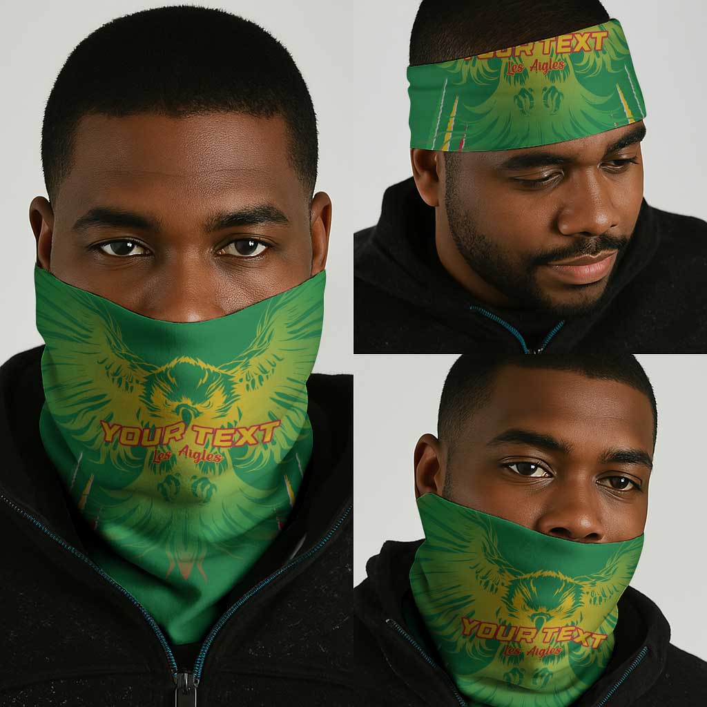 Mali Football Neck Gaiter Go Eagles - Green Color - African Pride