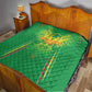 Mali Football Custom Quilt Go Eagles - Green Color