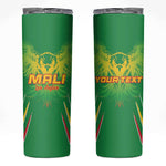 Mali Football Custom Skinny Tumbler Go Eagles - Green Color