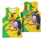Personalized Afro Mali Vulture Basketball Jersey Flag Map - Bogolan Pattern - African Pride