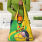 Personalized Afro Mali Vulture Grocery Bag Flag Map - Bogolan Pattern