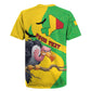 Personalized Afro Mali Vulture Rugby Jersey Flag Map - Bogolan Pattern