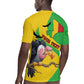 Personalized Afro Mali Vulture Rugby Jersey Flag Map - Bogolan Pattern