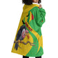 Personalized Afro Mali Vulture Wearable Blanket Hoodie Flag Map - Bogolan Pattern