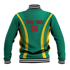 Custom Afro Cameroun Football Baseball Jacket Go Les Lions Indomptables
