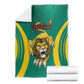 Custom Afro Cameroun Football Blanket Go Les Lions Indomptables