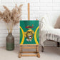 Custom Afro Cameroun Football Canvas Wall Art Go Les Lions Indomptables