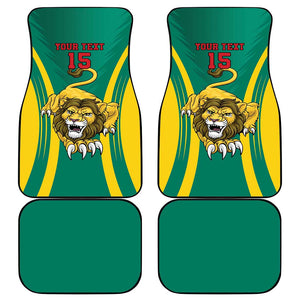 Custom Afro Cameroun Football Car Mats Go Les Lions Indomptables