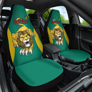 Custom Afro Cameroun Football Car Seat Cover Go Les Lions Indomptables