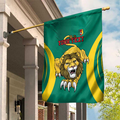 Custom Afro Cameroun Football Garden Flag Go Les Lions Indomptables