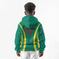Custom Afro Cameroun Football Kid Hoodie Go Les Lions Indomptables