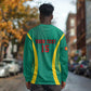 Custom Afro Cameroun Football Long Sleeve Shirt Go Les Lions Indomptables