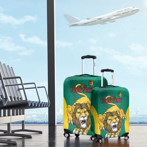 Custom Afro Cameroun Football Luggage Cover Go Les Lions Indomptables