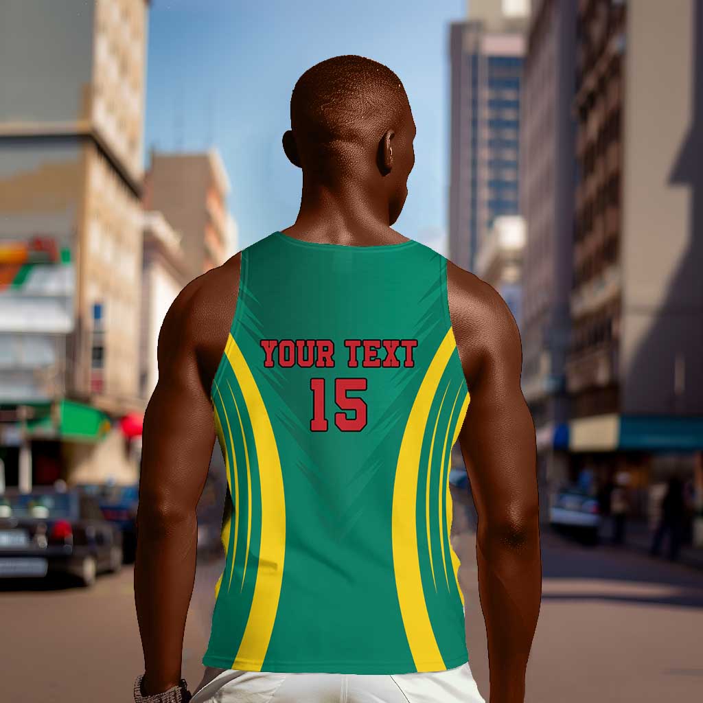 Custom Afro Cameroun Football Men Tank Top Go Les Lions Indomptables