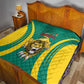 Custom Afro Cameroun Football Quilt Go Les Lions Indomptables
