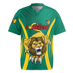 Custom Afro Cameroun Football Rugby Jersey Go Les Lions Indomptables