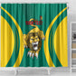 Custom Afro Cameroun Football Shower Curtain Go Les Lions Indomptables