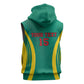 Custom Afro Cameroun Football Sleeveless Hoodie Go Les Lions Indomptables - African Pride
