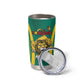 Custom Afro Cameroun Football Tumbler Cup Go Les Lions Indomptables