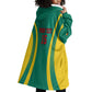 Custom Afro Cameroun Football Wearable Blanket Hoodie Go Les Lions Indomptables