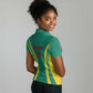Custom Afro Cameroun Football Women Polo Shirt Go Les Lions Indomptables