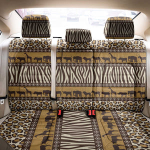 Leopards and Zebra Skins Back Car Seat Cover Mix African Pattern