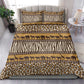 Leopards and Zebra Skins Bedding Set Mix African Pattern