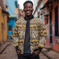 Leopards and Zebra Skins Bomber Jacket Mix African Pattern