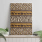 Leopards and Zebra Skins Canvas Wall Art Mix African Pattern