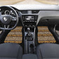 Leopards and Zebra Skins Car Mats Mix African Pattern